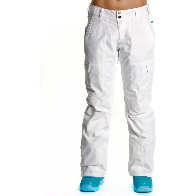 Брюки DAKINE 10К ж WOMENS GEM PANT WHITE Размер S 8700509 (0610934740745)